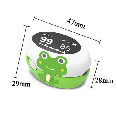 OLED screen portable medical child kid fingertip pulse oximeter rechargeable li battery