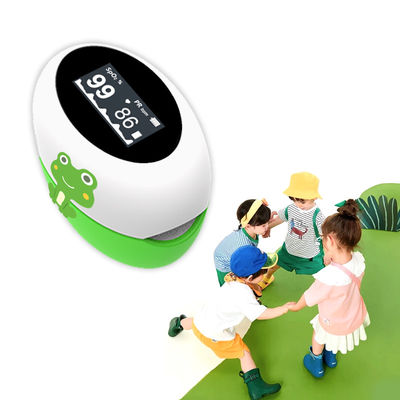 OLED screen portable medical child kid fingertip pulse oximeter rechargeable li battery